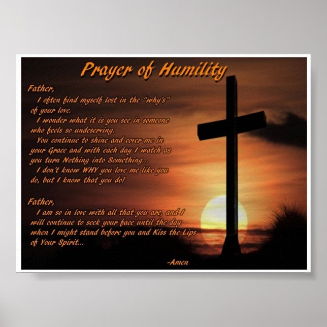 Prayer of Humility Poster (Framsidan)
