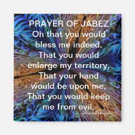 Prayer of Jabez Kalidoscope Magnet