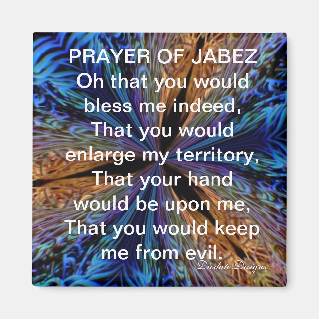 Prayer of Jabez Kalidoscope Magnet (Framsidan)