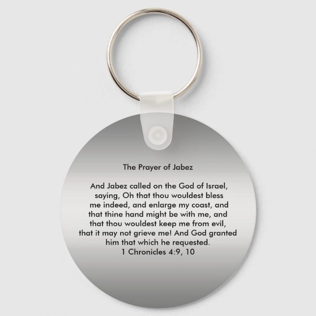 Prayer of Jabez Keychain Nyckelring (Framsida)