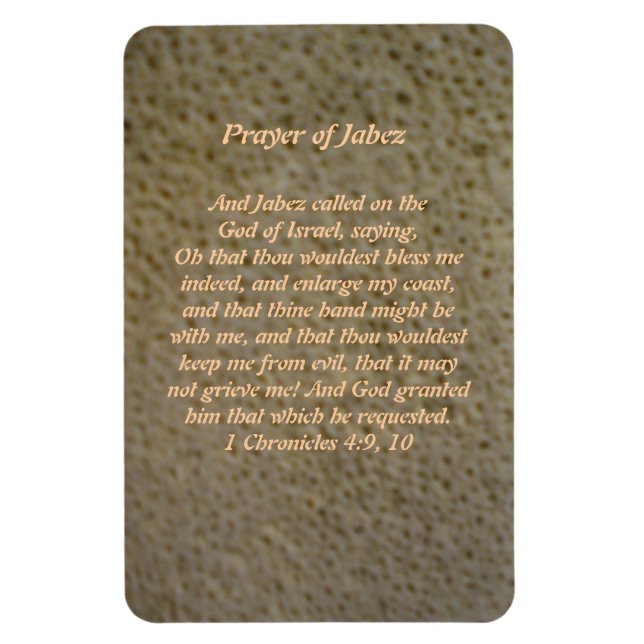 Prayer of Jabez Magnet (Vertikal)