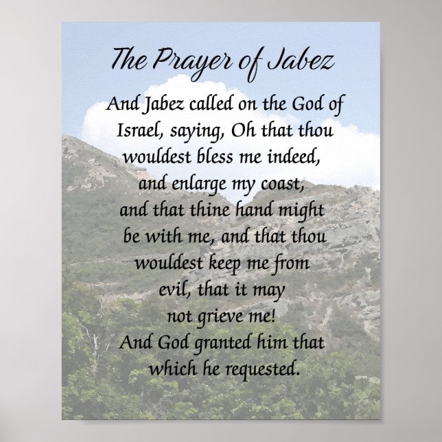 Prayer of Jabez Poster (Framsidan)