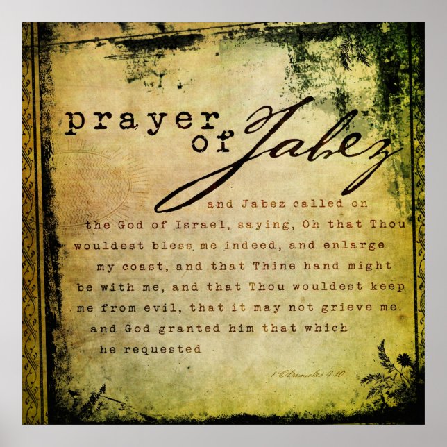 Prayer of Jabez Poster (Framsidan)
