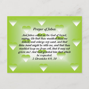 Prayer of Jabez Vykort