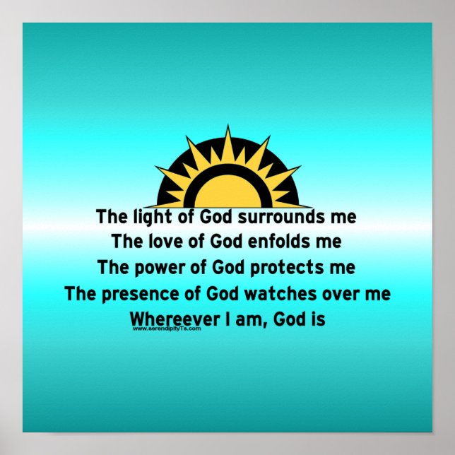 Prayer of Protection Poster (Framsidan)