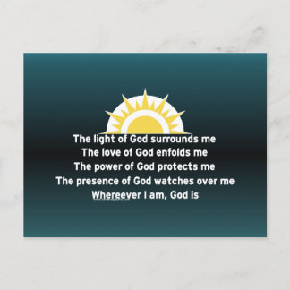Prayer of Protection Vykort