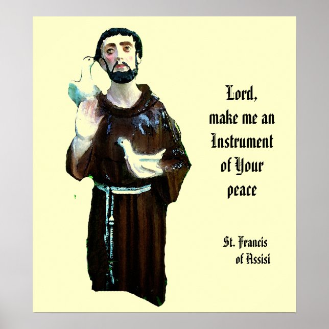 Prayer of Saint Francis Poster (Framsidan)