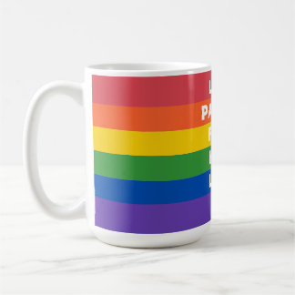Prayer of St Francis Pride Flagga Mus Kaffemugg