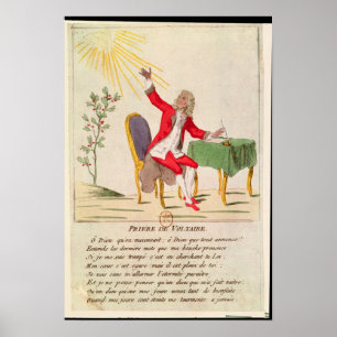 Prayer of Voltaire Poster