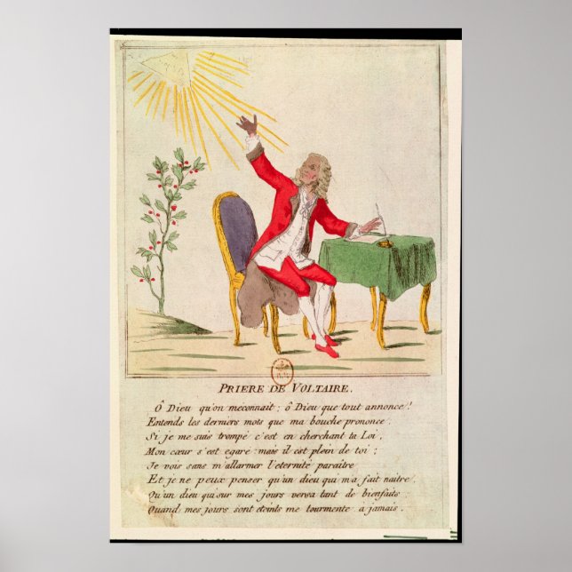 Prayer of Voltaire Poster (Framsidan)