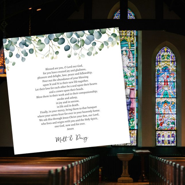 Prayer på din bröllopsdag kort (Skapare uppladdad)
