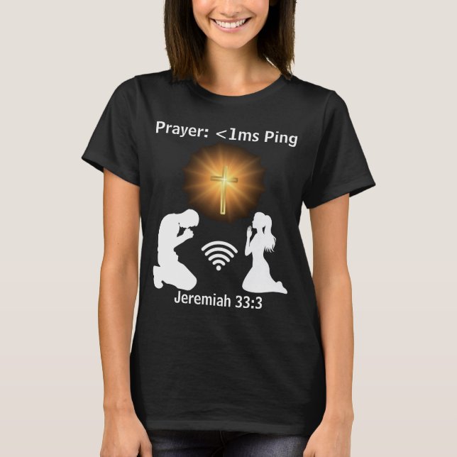 Prayer Ping T Shirt (Framsida)