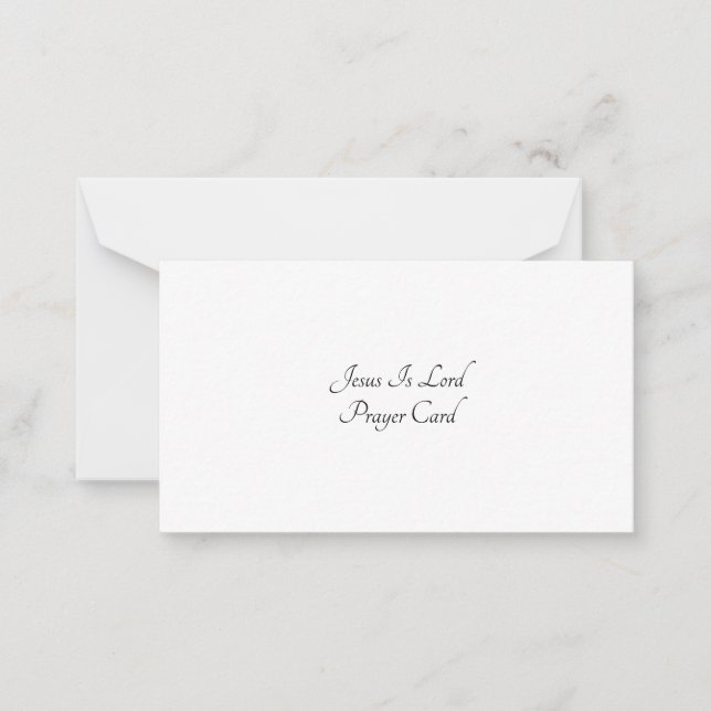 Prayer-platta anteckningskort (Framsida)