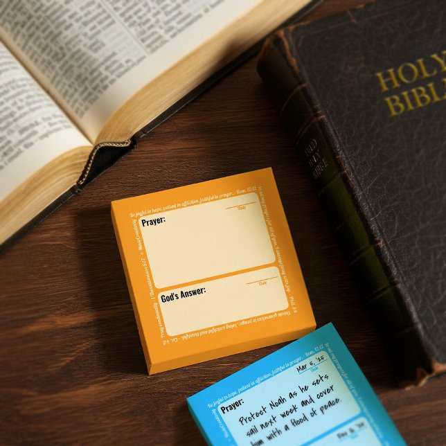 Prayer Post-it Notes (Orange) (Skapare uppladdad)