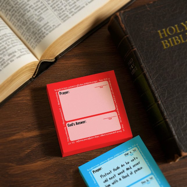 Prayer Post-it Notes (röd) (Skapare uppladdad)