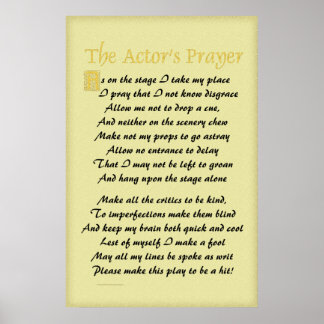 Prayer-Poster Poster