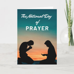 Prayer Prayers nationaldag i Sunrise Kort