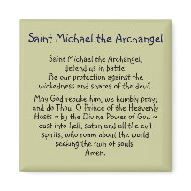 Prayer ~ St. Michael Magnet
