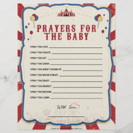 Prayer till Baby [Circus-temat] Brevhuvud