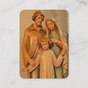 Prayer till Heliga Family Prayer Card Visitkort