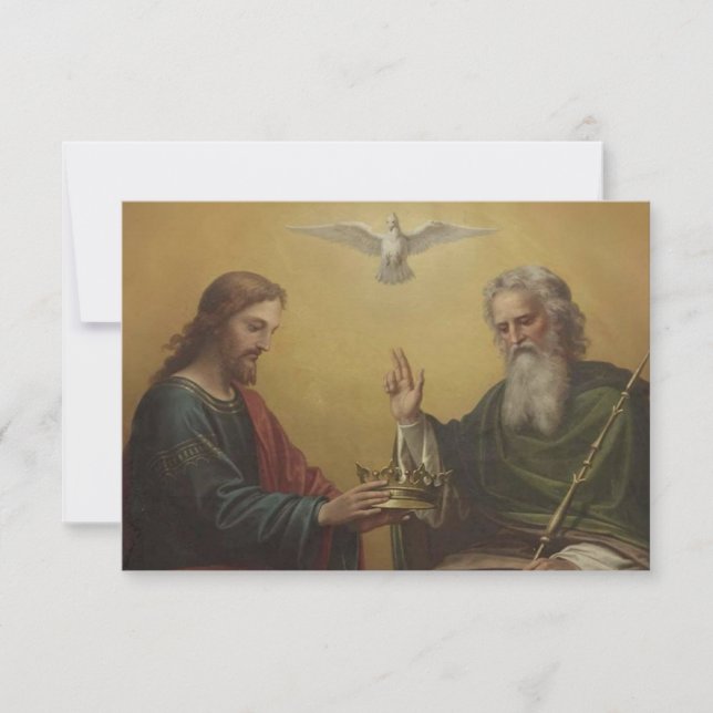 Prayer till Heliga Trinity Prayer Card (Framsida)