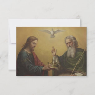 Prayer till Heliga Trinity Prayer Card