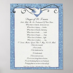 Prayer till Saint-Francis av Assisi 15:17 Paris Poster