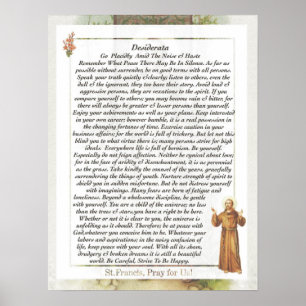 Prayer till Saint-Francis av Assisi 15:17 Paris Poster