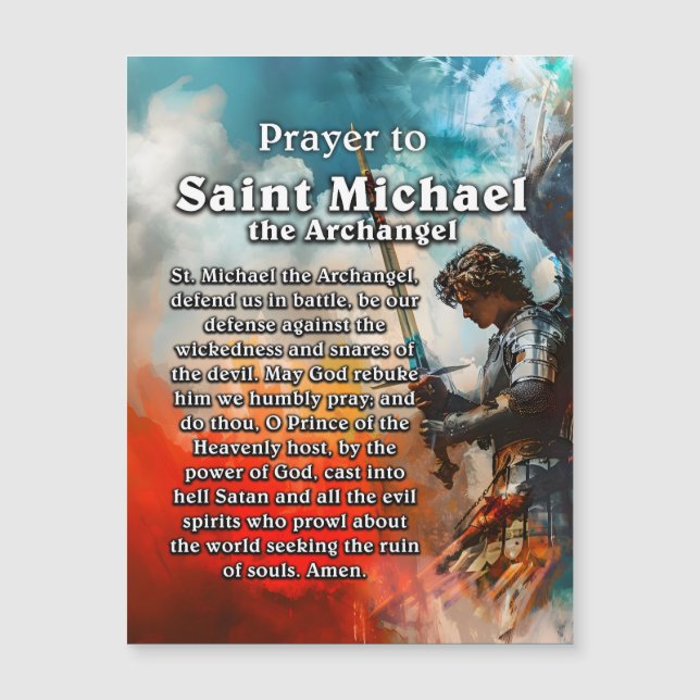 Prayer till Saint Michael Archangel (Framsida)