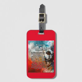Prayer till Saint Michael Archangel Bagagebricka