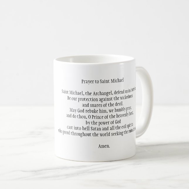Prayer till Saint Michael Mugg (Framsida höger)