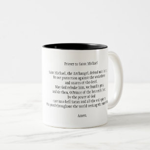 Prayer till Saint Michael Mugg