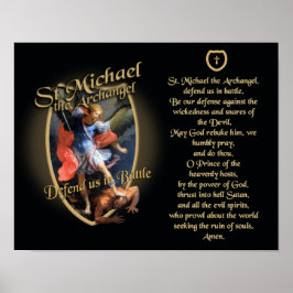 PRAYER TILL SAINT MICHAEL THE ARCHANGEL POSTER