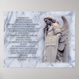 PRAYER TILL SAINT MICHAEL THE ARCHANGEL POSTER