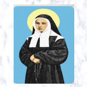 Prayer till St Bernadette Prayer Card Visitkort
