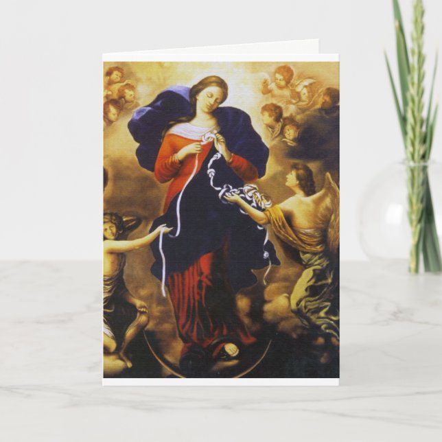 PRAYER TILL VÅR DAM ENTIER AV KNOTER. KORT (Framsida)