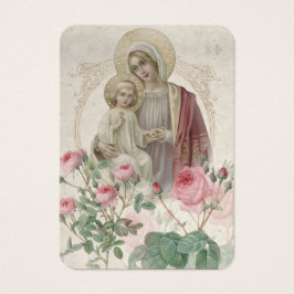 Prayer to End Abortion Pro-life-Religiösan Mary Visitkort