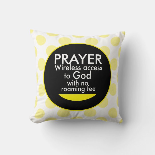 Prayer - Trådlösa Kudde (Framsida)