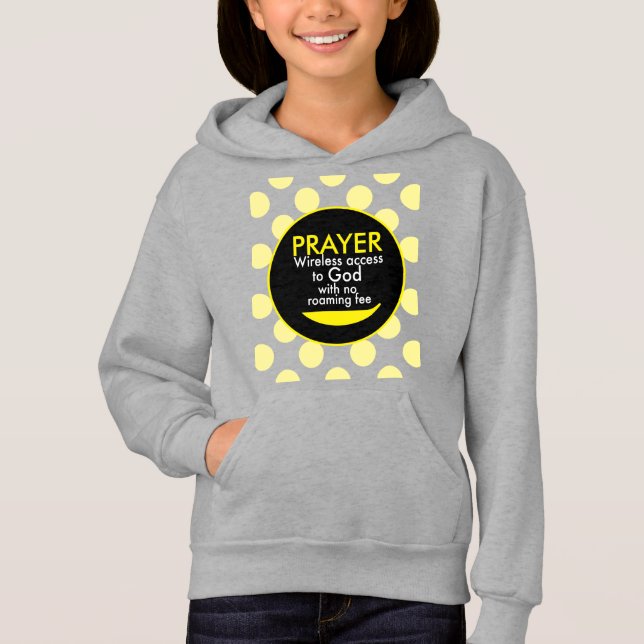 Prayer - Trådlösans tillgång till Gud T Shirt (Framsida)