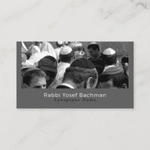 Prayer vid Synagogue, judendomen, Religiösan Visitkort