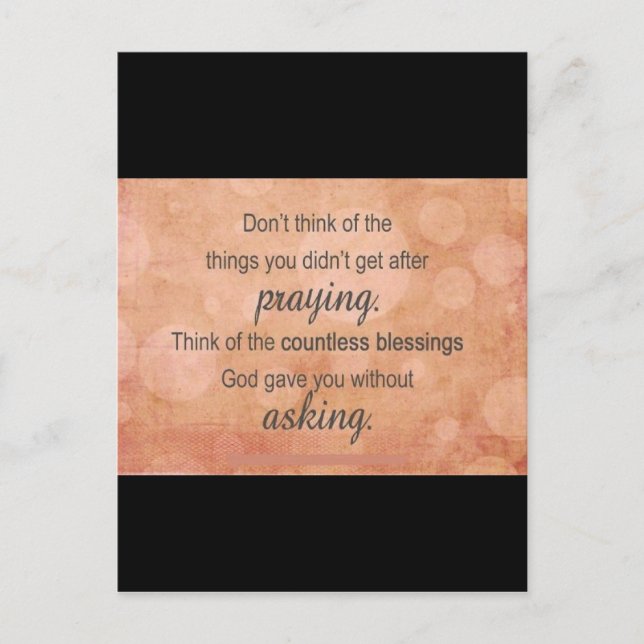 Prayer Vykort (Framsida)