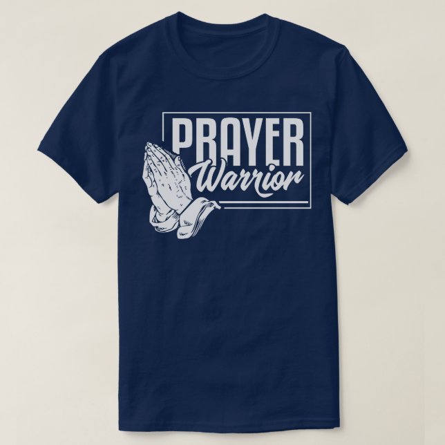 Prayer Warrior Christian Pastor TShirt T Shirt (Design framsida)