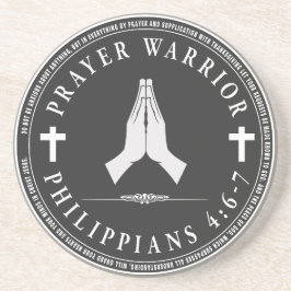 Prayer Warrior Circular Design Underlägg