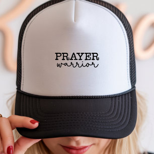 Prayer Warrior Faith Truckerkeps