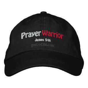 Prayer Warrior gotGod316.com Broderad Keps