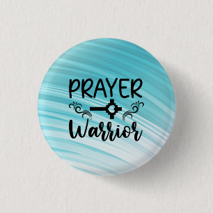 Prayer Warrior Heart Grönt Nyckel Gradient - bakgr Knapp