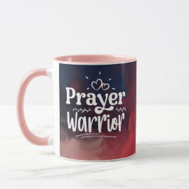 PRAYER WARRIOR Inspirational Christian Quote Mugg
