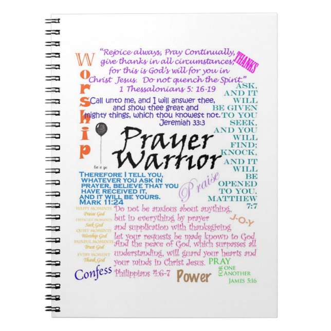 Prayer Warrior Journal Anteckningsbok (Framsidan)
