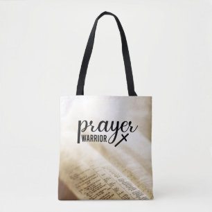 PRAYER WARRIOR Open Bible Christian Kor Tygkasse
