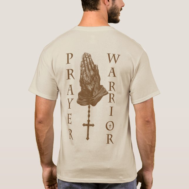 PRAYER WARRIOR PER EKLEKTIX T SHIRT (Baksida)